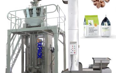 ເຄື່ອງຫຸ້ມຫໍ່ບັນຈຸ quad ອັດຕະໂນມັດສໍາລັບເມັດກາເຟແລະຜົງ