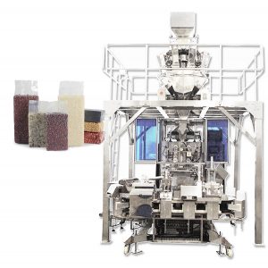 ຖົງສູນຍາກາດປະເພດອິດອັດຕະໂນມັດກອບເປັນຈໍານວນເຄື່ອງຫຸ້ມຫໍ່ສໍາລັບເມັດພືດ