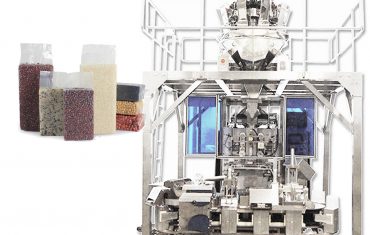 ຖົງສູນຍາກາດປະເພດອິດອັດຕະໂນມັດກອບເປັນຈໍານວນເຄື່ອງຫຸ້ມຫໍ່ສໍາລັບເມັດພືດ